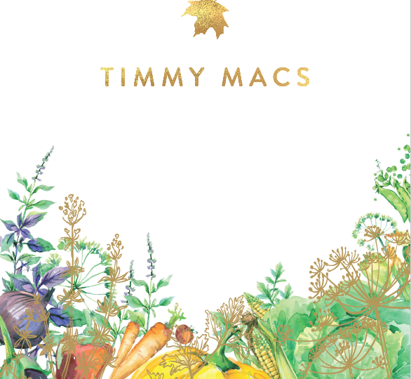 Timmys menu cover