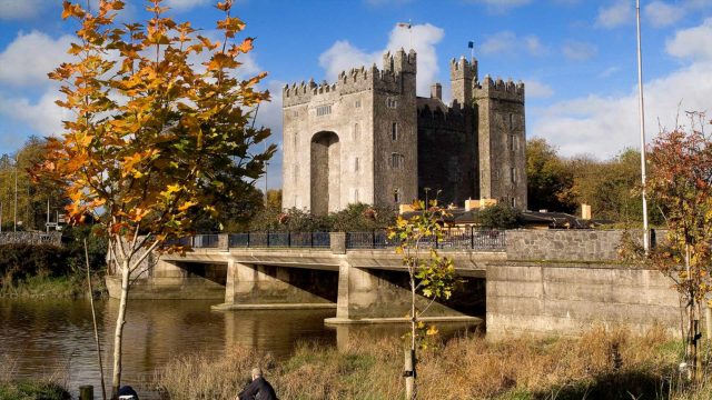 Bunratty Castle, Co. Clare is just a short distance away. Steeped in history, it is also famous for its delicious medieval banquets.