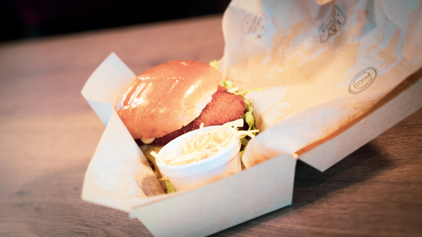 Chicken Coop Burger from the Treehouse