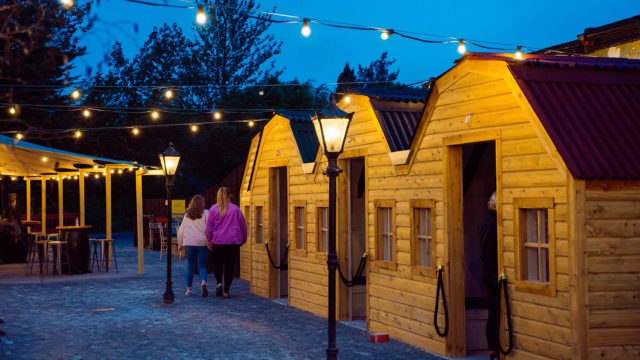 Dining Huts at the Treehouse