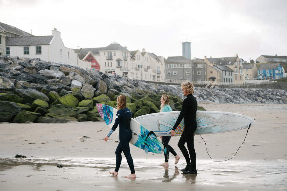 Surfing at Lahinch, Co Clare_Social Media